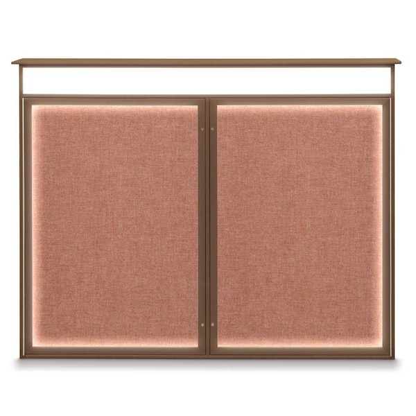 Single Door Enclosed Indoor Letterboard